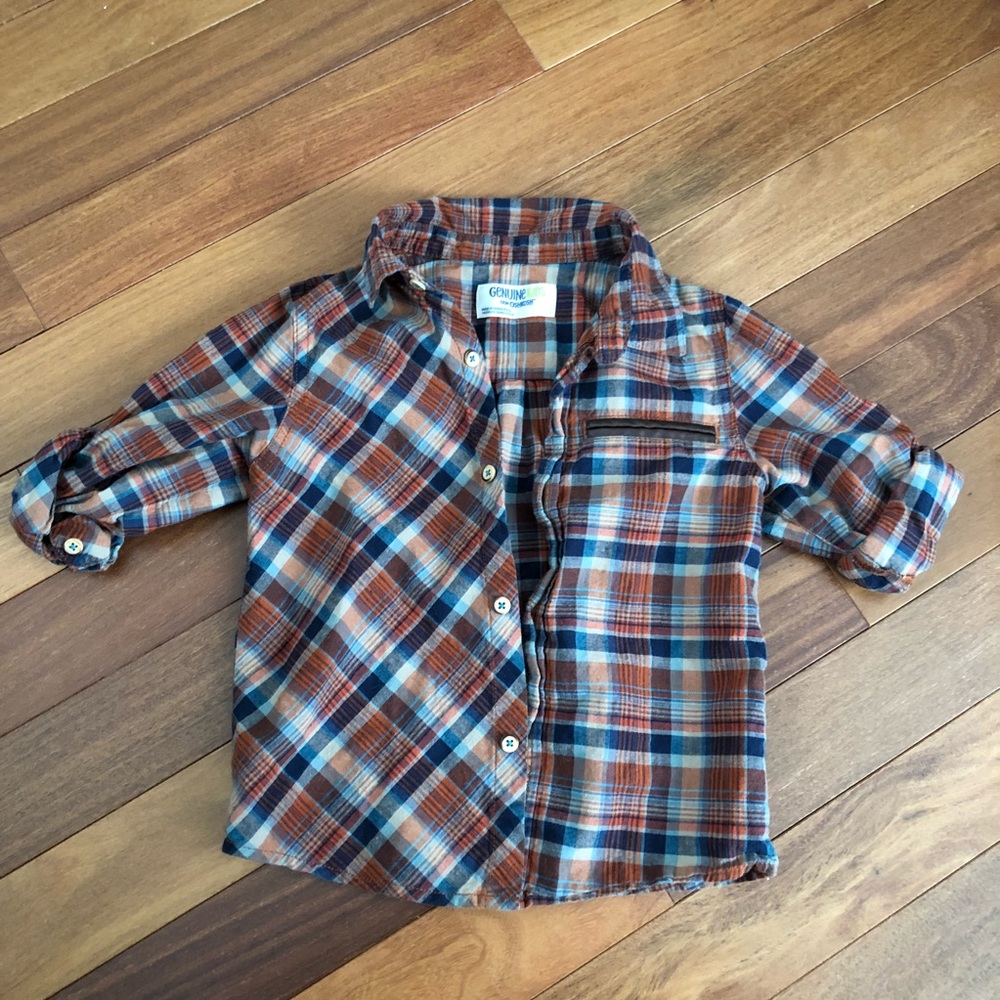 Plaid button down